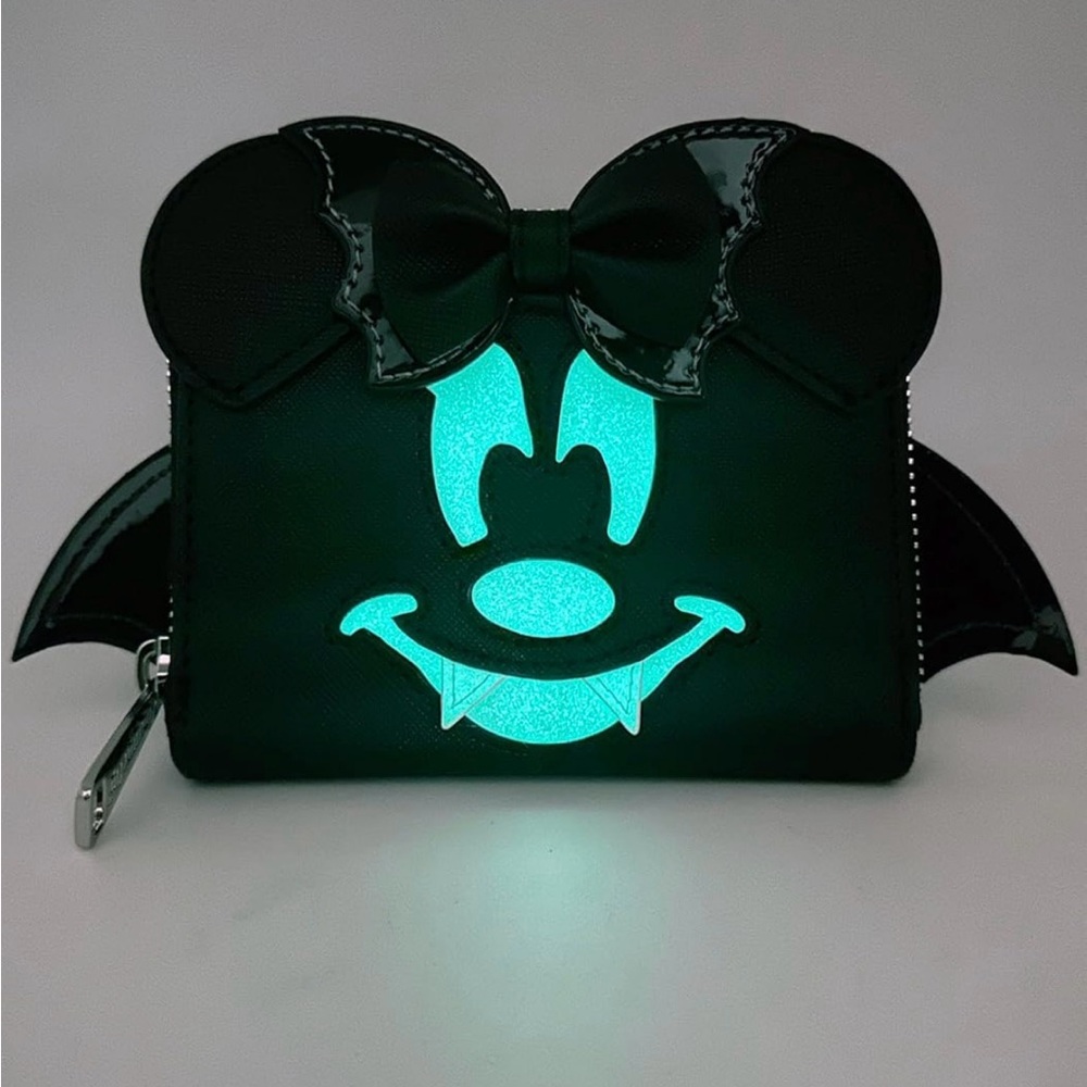 Loungefly X LASR Exclusive Disney Minnie Bat Zip Wallet